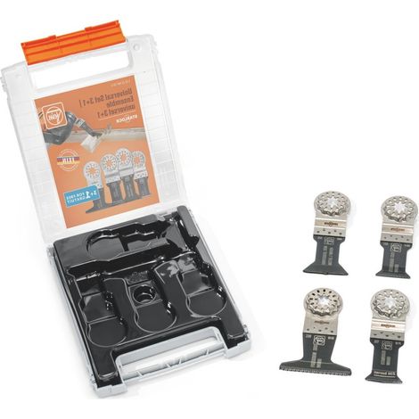 Fein 3+1 Universalset 4x HCS Starlock Sägeblätter (1/5)