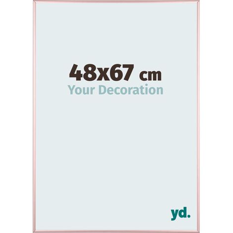yd. - Cadre photo 48x67 - Cuivre - Aluminium - Kent