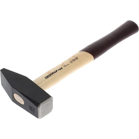 Marteau Europe centrale avec manche en bois, Poids de la tête 2000 g, Marteau avec manche en frêne, Outil, Forgé, R92100065 (1/5)