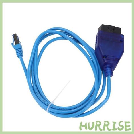 Garosa Câble Ethernet vers OBD Câble d'interface ENET, Plastique, Outil de Programmation OBD pour Véhicules auto diagnostic (1/4)