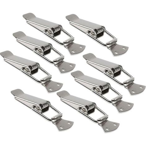 Fermoir de tension en acier inoxydable avec vis, fermoir à levier de 56 mm, loquet à ressort à bascule, clip de serrage, fermeture de boîte, capuchon de verrouillage (1/5)