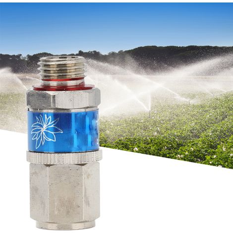 Pulvérisateur agricole haute pression à 2 points de filetage extérieur, connecteur à interrupteur rotatif à 360 degrés, tuyau de pulvérisation, accessoire anti-enchevêtrement (1/5)