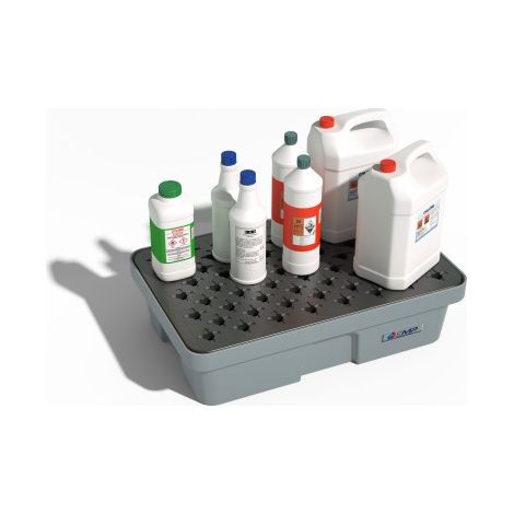 Bac pour paillasse avec caillebotis amovible 30 L 60 kg - FIMM - 845008048 (1/4)