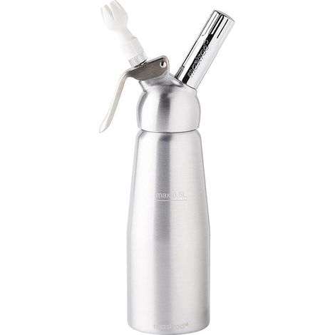 Mastrad montata gelatiere 500 F 49314, Creme, Salse, in Acciaio Inox, 8 x 8 x 30 cm, 0,5 L