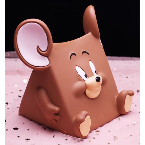 Tirelire créative cartoon famille cochon garçon fille anti-chute vinyle cadeau style souris mignon