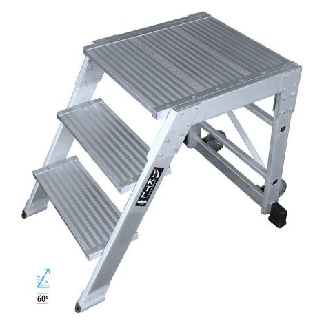 Escalera KTL MAX taburete fijo 60 grados