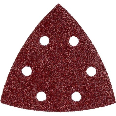 25 FOGLI ABRASIVI AUTOADERENTI FORATI 93X93 MM P 60