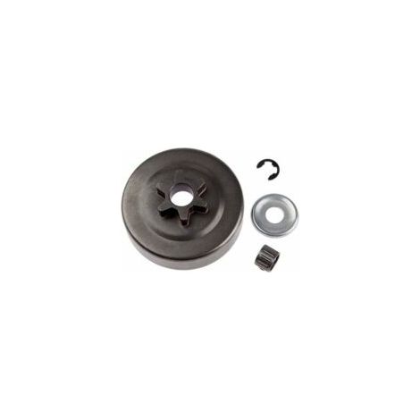 Kupplungstrommelkette 3/8 6T Unterlegscheibe E-Clip für Stihl MS170 MS180 017 018 025-Crezuo