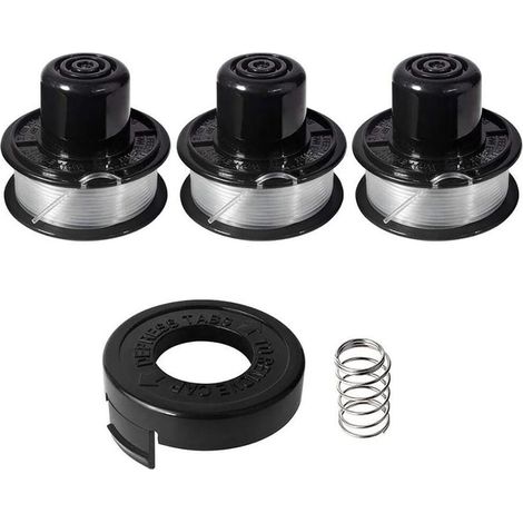 BLACK+DECKER Bobine et fil de rechange pour modèles GL250/GL310/GL360 11M x 1.6MM YMYNY (1/5)