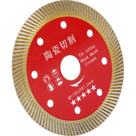Disque de coupe en céramique, matériau diamant, lame de scie à polir la porcelaine pour meuleuses d'angle (1/5)