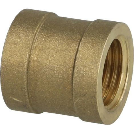 Manchon double 1/4’’ laiton nu
