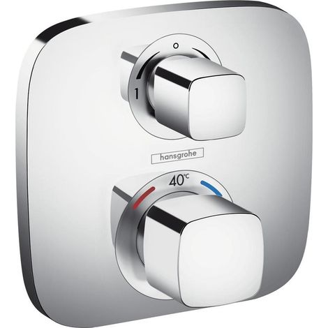 Hansgrohe Ecostat E - Thermostatarmatur - Unterputz mit Ab- und Umstellventil, verchromt 15708000 (1/5)