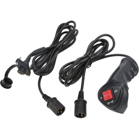 Eosnow Commutateur de commande universel électrique tenu dans la main de télécommande de treuil pour le véhicule tout-terrain (1/4)