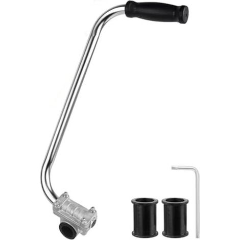Rasenmähergriff, Ergonomischer Mäher, Verlängerung mit Stützklemme, Multifunktional für Gartenrasen (1/4)