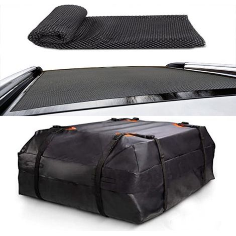 Sac de rangement pour coffre de toit de voiture, Oxford 600D haute résistance, 425 L. (1/4)