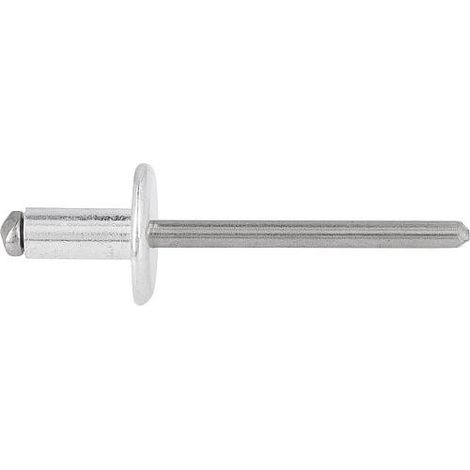 Rivets aveugles alu/nirosta tête large 5 x 8 K 11 UE 500 (1/3)