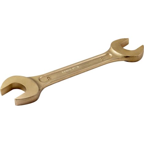 Bahco Funkenfreier Doppelmaulschlüssel, 9 x 11 mm, aus Aluminiumbronze, 110 mm (1/4)