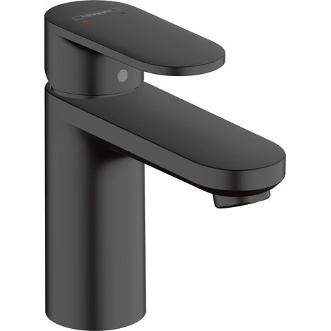 hansgrohe Vernis Blend Miscelatore monocomando lavabo 100 con saltarello, nero opaco, 71551670 (1/5)