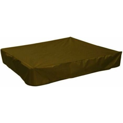 Housse impermècable de jardin - Pare-soleil carrèc pour èccran solaire - Housse anti-sable (marron) 12012020cm (1/4)