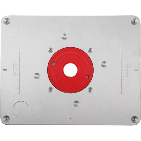 Plaque d'insertion 300mm pour table de défonceuse avec anneau, bricolage menuiserie