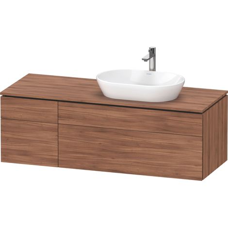Duravit L-Cube Meuble sous-vasque avec consoles suspendues, avec