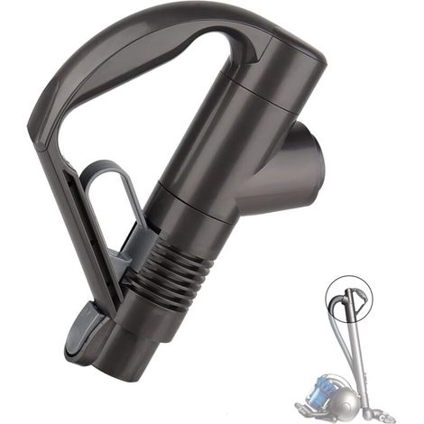 Poignée de Rechange Compatible Dyson DC19, DC23, DC26, DC29, DC32, DC36, DC37 - Accessoire de Remplacement (Gris)