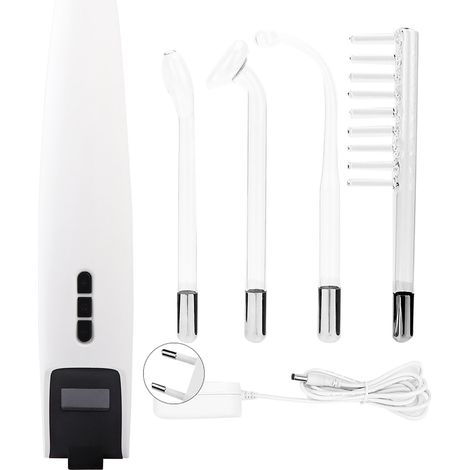 Tiges d'électrothérapie haute fréquence pour soin du visage, traitement de l'acné et des cheveux, appareil de beauté avec prise UE 110240V (1/5)