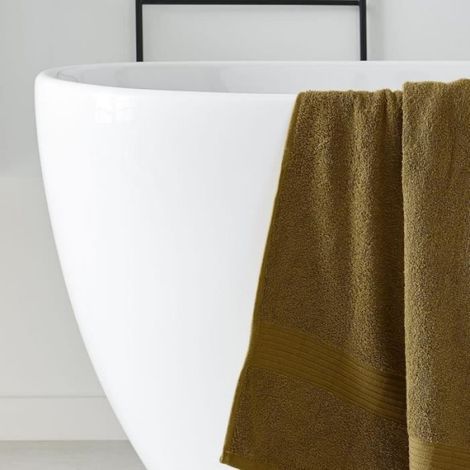 Maxi drap de bain uni ESSENTIAL - - Bronze 90x150 cm (1/4)