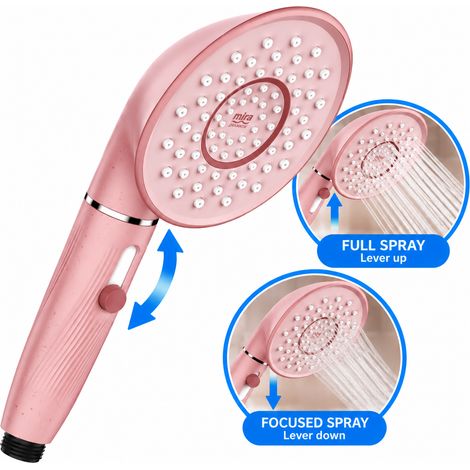 Mira Showers Dramatik Showerhead Multi Mode Shower Head - Blush Pink Handset (1/5)