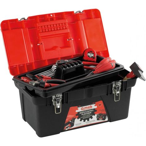 Boîte à outils plastique garnie 25 pièces - MOB (1/5)