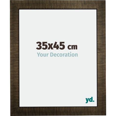 yd. - Cadre photo 35x45 - Champagne Brosse - Bois - Leeds (1/5)