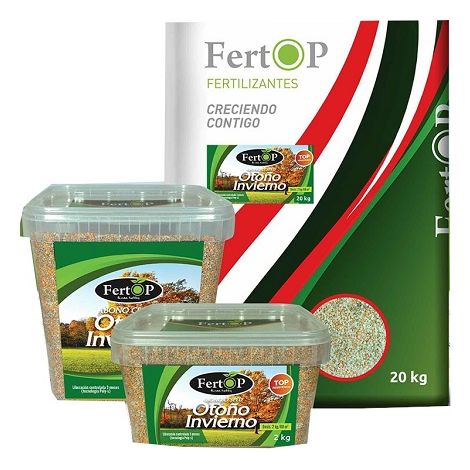 FERTOP Abono Otoño-Invierno para Césped, 4 kg