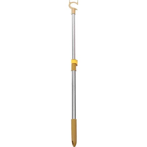 Ausziehbare Kleiderstange für den Kleiderschrank, verstellbare Kleiderstange für Zuhause – 83,00 x 5,20 x 4,00 cm – Gold (1/4)