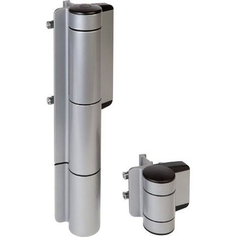 Charnière hydraulique à fermeture automatique réglable pour grandes potes - Argent - MAMMOTH180 - LOCINOX