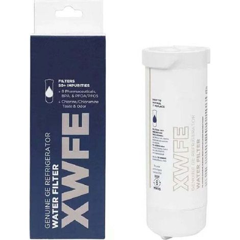 Filtro acqua compatibile con frigorifero GE – Modello XWFE – 1 pezzo, facile da sostituire e filtrazione efficace (1/4)