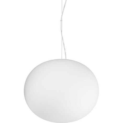 Lampadario A Sospensione Contemporaneo Cotton Metallo Bianco1 Luce E27 42W Ip20