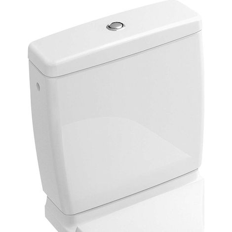 O.novo, Accessori, Meccanismo a pulsante DualFlush, Cromato, Alimentazione laterale o posteriore, Ceramica sanitaria (1/2)