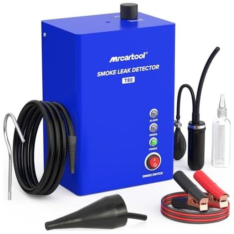 Détecteur de Fuite fumée Automobile,Machine Test 12V CC pour systèmes tuyauterie, Carburant, détection fuites Vide Toutes VoituresAvec pompe à air intégrée. - (1/5)