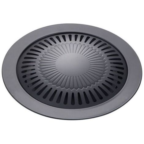 royaluxe-Grille de cuisson 2 pièces Ø 32 cm pour barbecue Camping Réchaud à gaz (1/4)