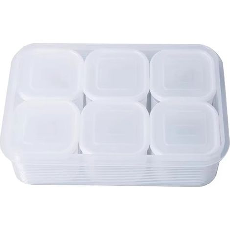1 set, colors as shown, material: PP, storage box for spices, seasonings, dried goods and tea. (1/5)