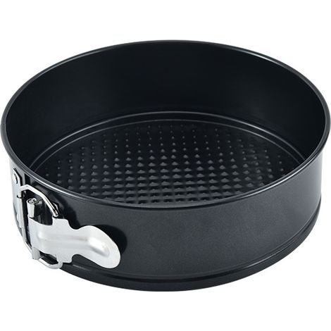 Moule à panettone, moule à gâteau rond, moule à charnière, moule italien spécialisé, acier, noir, 18 cm (1/5)