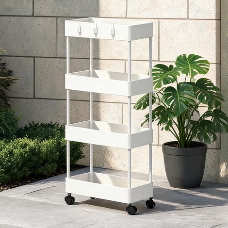 Armoire de rangement en acier plastique 40 x 19 x 90 cm (1/5)