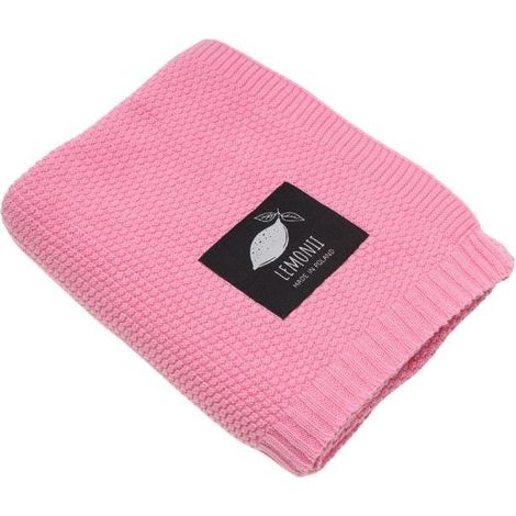Manta de algodón rosa Lemonii (1/5)