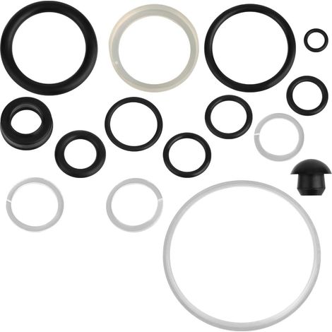 15pcs Kit Réparation et d'Étanchéité pour Cric de Sol, Joint Torique pour Cric Hydraulique Horizontal de 3 Tonnes avec Bouchon Remplissage d'Huile Voiture Accessoires Rechange Durables (1/5)
