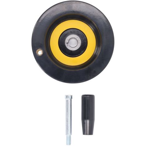 DEESSE SHOP-Poignée de Volant en Plastique pour Scie à Table, Manivelle de 0,55 Pouces, Trou Central de 4,92 Pouces de Diamètre Extérieur, Remplacement du Volant de Tour avec Poignée (1/5)