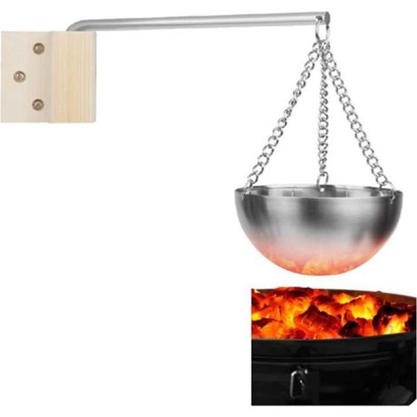 RGE 20 cm Sauna Aromathérapie Bol en Acier Inoxydable Titulaire D'huile Essentielle Sauna Salle Accessoires Sauna Fournitures Pièces (1/4)