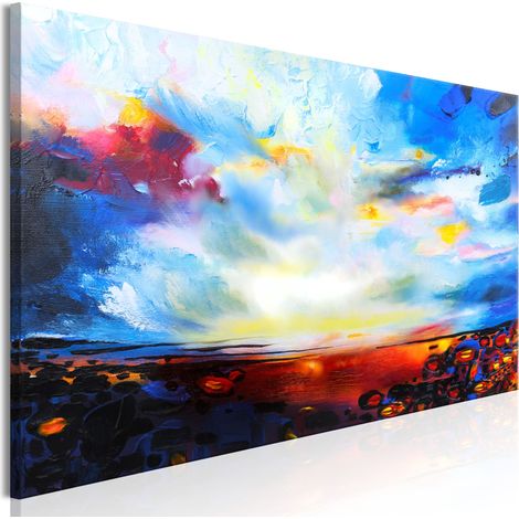 Quadro - Colourful Sky (1 Part) Narrow - 150x50 (1/4)