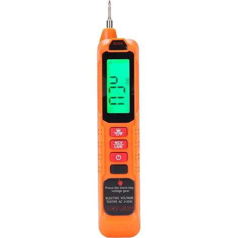 CCYKXA Testeur de Tension Stylo Détecteur AC Multifonctionnel Efficace de Haute Précision pour électriciens, Personnel de Maintenance, Couleur du Matériau ABS (1/5)