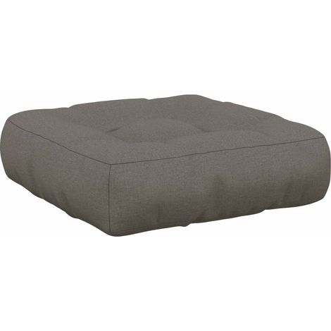 Cojín de Asiento de 1 Pieza VIANEN 100% Poliéster Gris vidaXL (1/5)