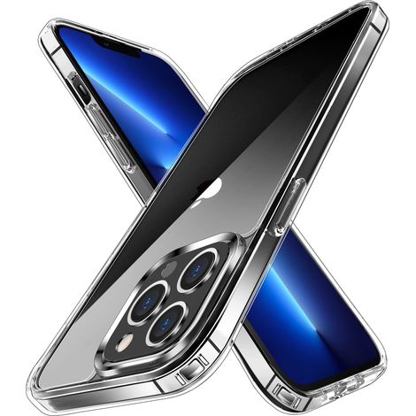 CUSTODIA PER APPLE IPHONE 13 PRO MAX 6.7"" RETRO IN SILICONE TRASPARENTE (1/4)